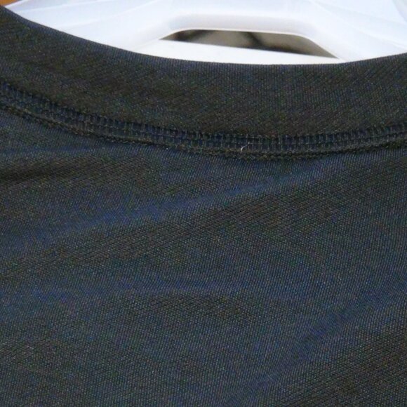 Goodfellow Mens Shirt Waffle Solid Long Sleeve Turtleneck Black XL - Picture 2 of 12